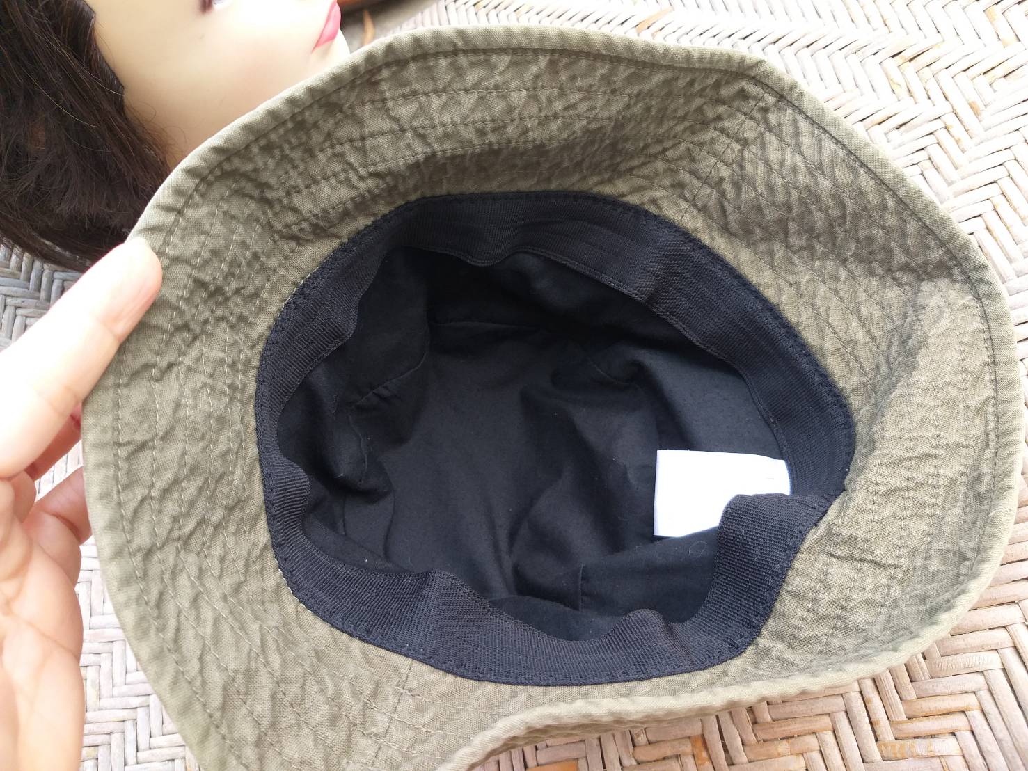 หมวกบักเก็ต หมวกปีกกว้าง TOPVALU แนวลุยๆ