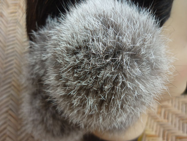 ที่ปิดหูกันหนาว ขนกระต่ายแท้ สุดนุ่มมมม น่ารักจั๊ด