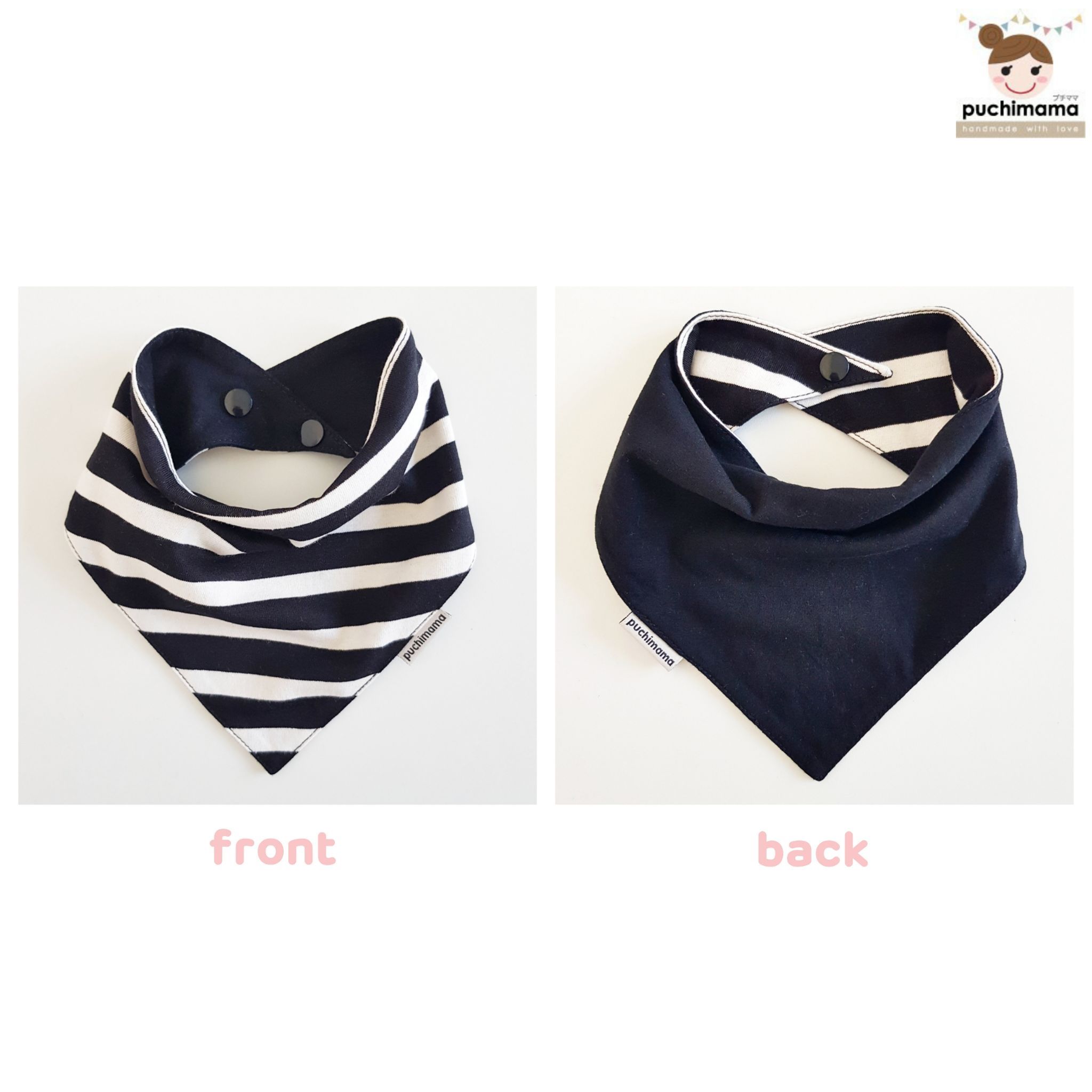 Puchimama "Reversible Bandana" Bib"