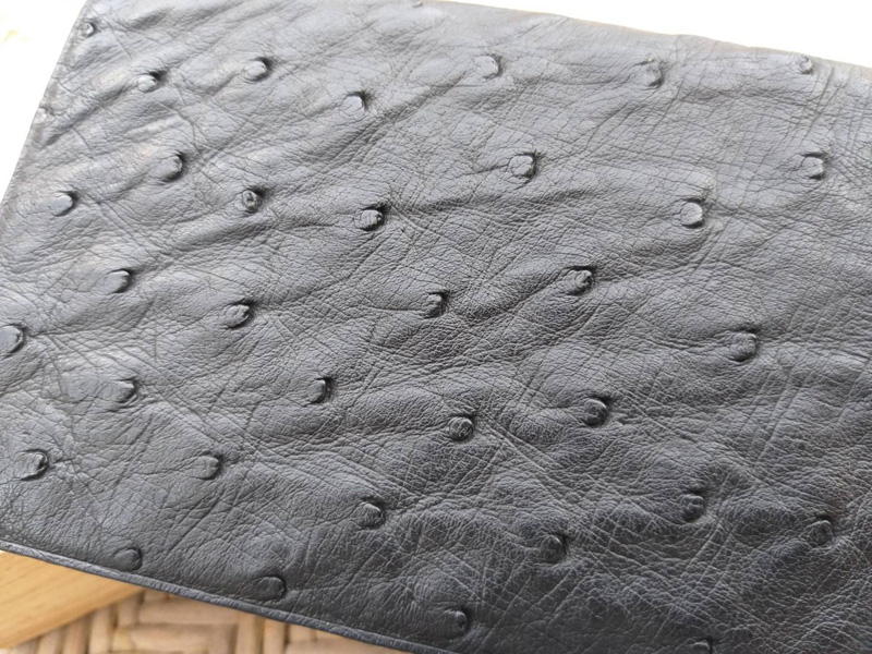 กระเป๋าใส่แบงค์ ใส่เอกสาร หนังนกกระจอกเทศ /ของใหม่/