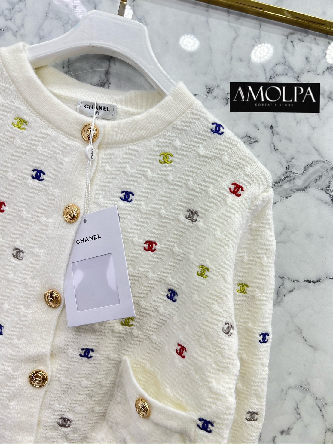 CARDIGANS CHANEL KNIT งาน 1 : 1 งานสวยยยยยสุดดด ปังงง เนื้อผ้าดีม๊าก ผ้าใส่สบายมากก : สินค้าคุณภาพ (พร้อมส่ง)