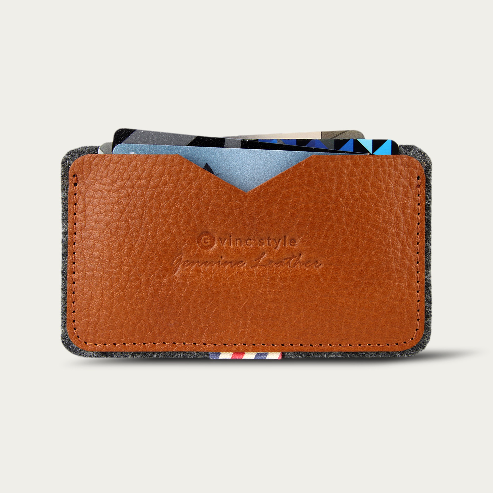 ซองใส่บัตร หนังแท้ Leather Card Cover [CARD V.14]