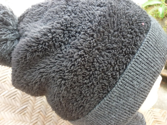 หมวกขนบุฟลีซด้านใน หนานุ่มอุ่นติดลบ