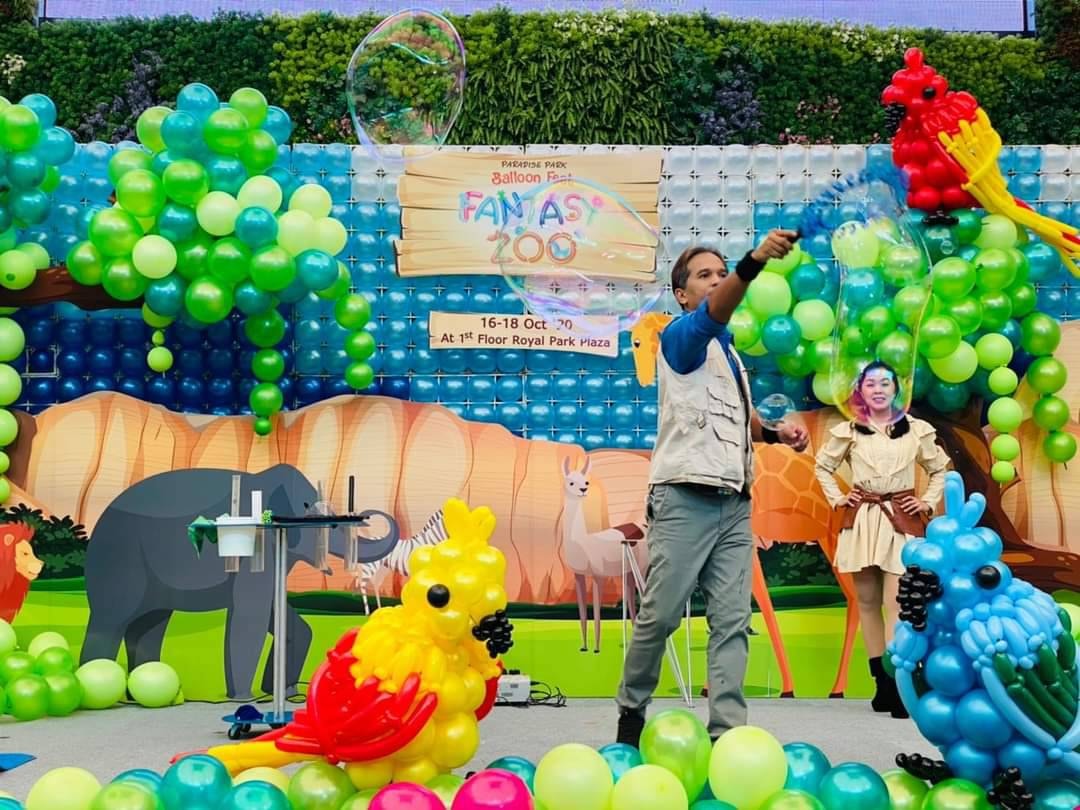 บับเบิ้ลโชว์ โชว์ฟองสบู่ ฟองสบู่ยักษ์ Bubble Show 16/10/2563