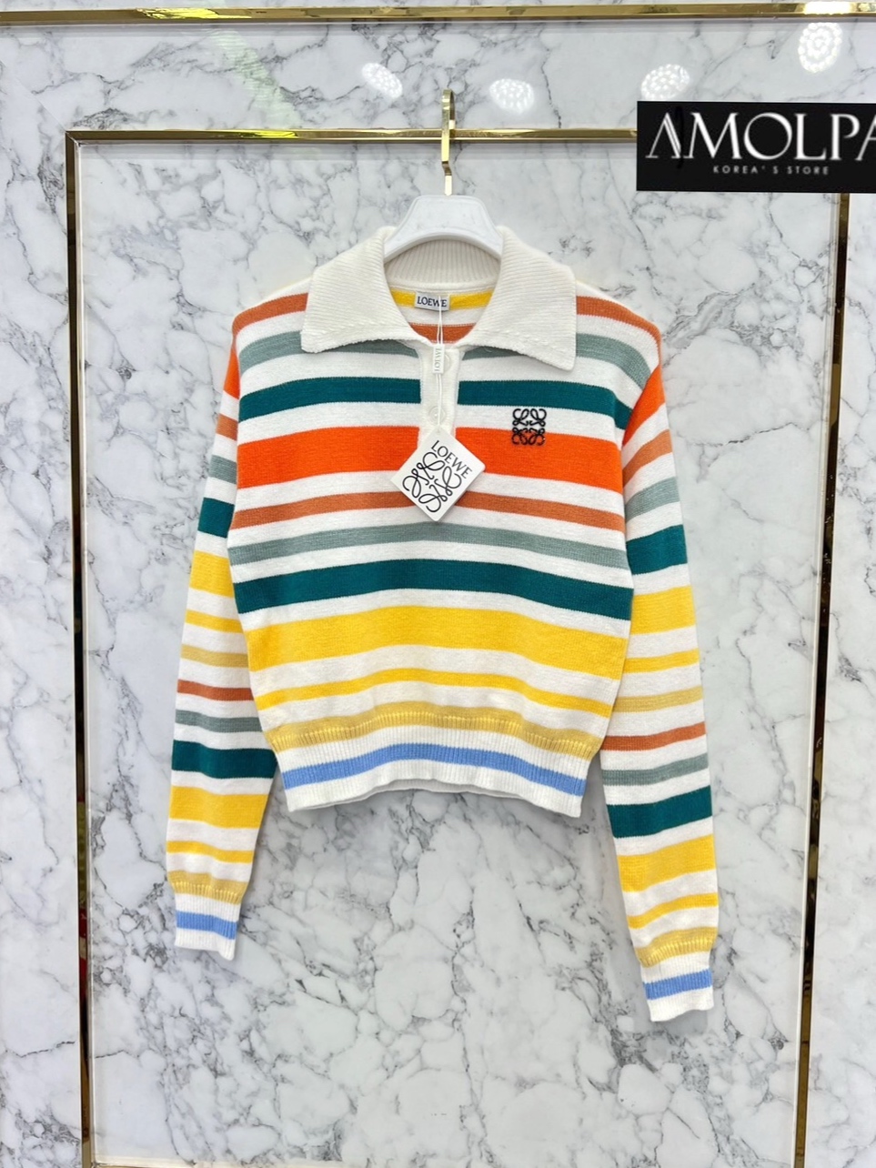 SWEATER LOEWE KNIT เนื้อผ้าดีม๊าก ผ้าใส่สบายมากกกก ห้ามพลาดเลยนะคะ ใส่สบายสุดๆ : สินค้าคุณภาพ (พร้อมส่ง)