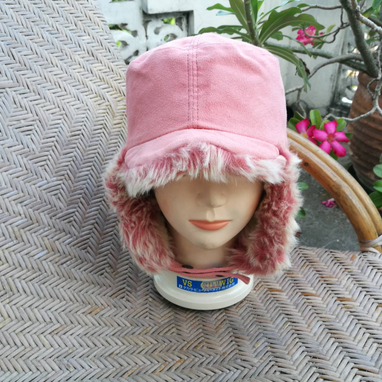 หมวกผ้าชามัวร์บุขนหนานุ่ม สวยมากอุ่นติดลบ