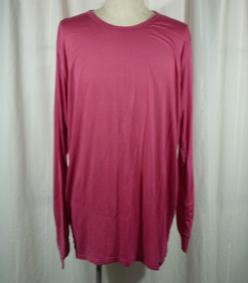 เสื้อฮีทเทคชาย สีชมพู Uniqlo heattech Sz XL