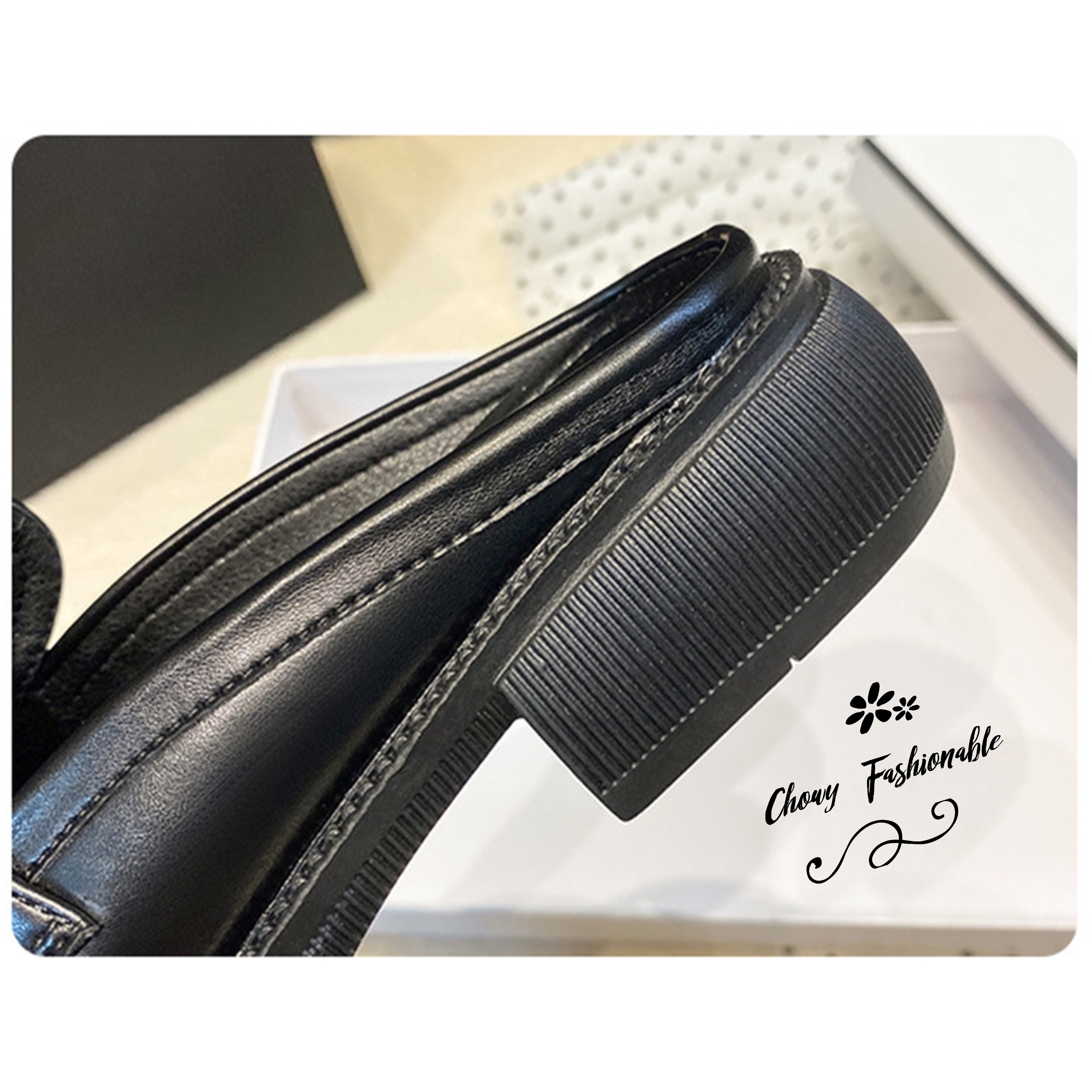 รองเท้าไซส์ใหญ่ 42 EU แตะสวมครึ่งท่อน แตะปิดหัว แตะไซส์ใหญ่ หนังแท้ KR1123