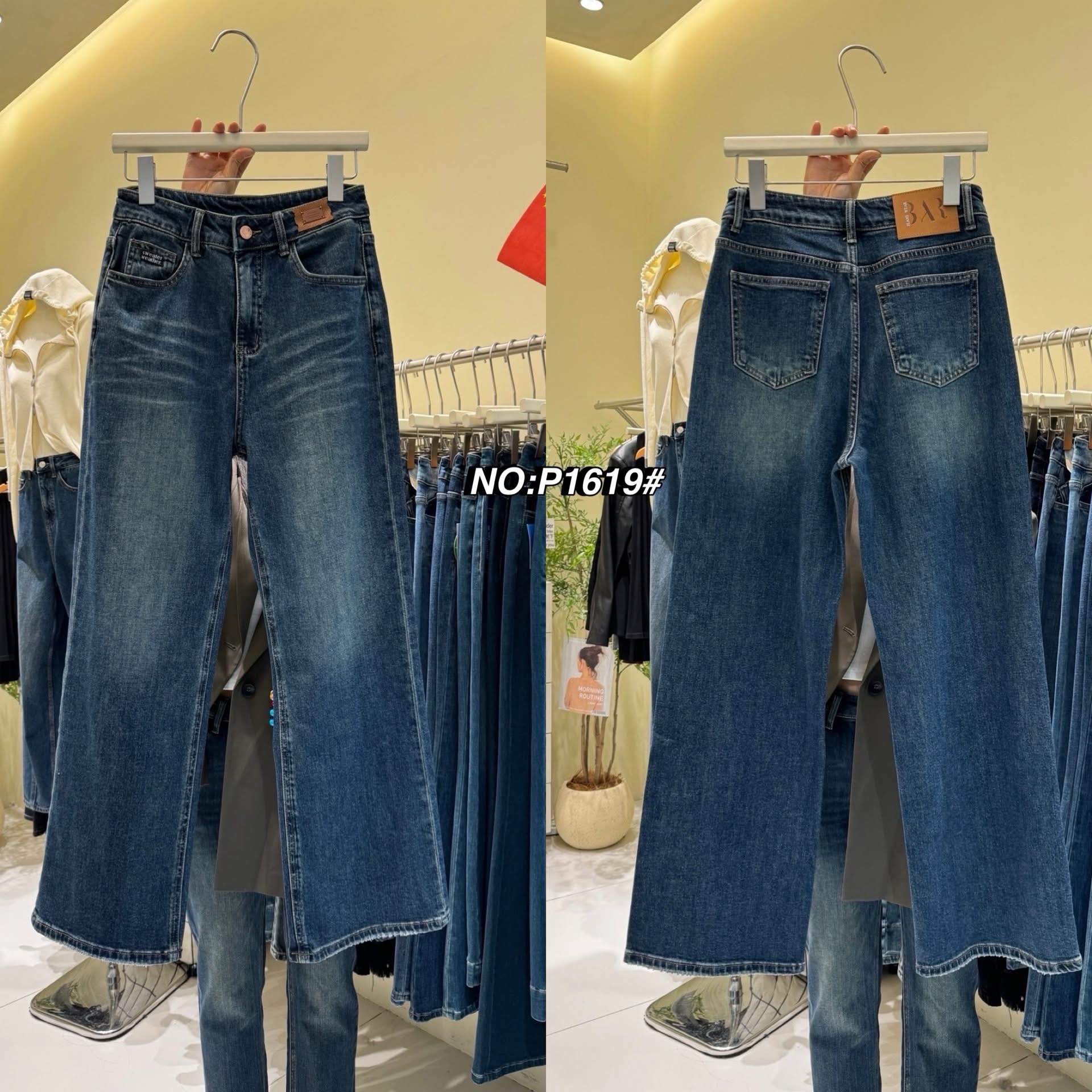 กางเกงยีนส์ขากระบอก ทรงเอวสูงงงง ใส่สบาย : สินค้าคุณภาพ (พร้อมส่ง)