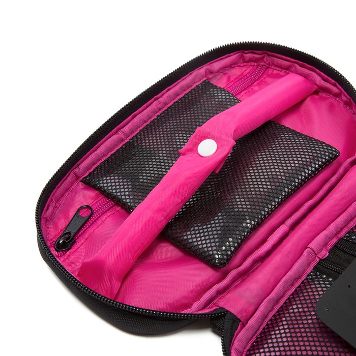 กระเป๋าเก็บเครื่องประดับ จัดเก็บสร้อยข้อมือ ต่างหู แหวน สร้อยคอ กำไล นาฬิกา คุณภาพสูง (Rose Pink)