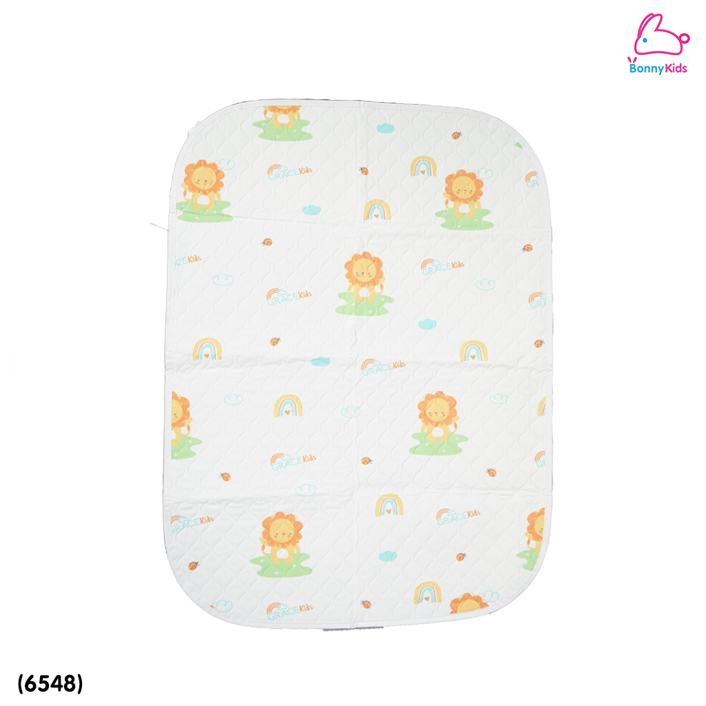 (6548) GraceKids (เกรซคิดส์) PVC URINE PAD ผ้ายางญี่่ปุ่น ขนาด 69x49 ซม. คละลาย (ลายเปลี่ยนไปตามล็อตการผลิต)