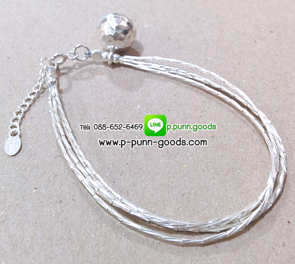 สร้อยข้อมือเงินแท้