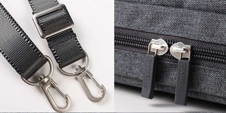 DINIWELL กระเป๋าสะพายข้าง ขนาดกลาง พาดลำตัว กันน้ำ ช่องเยอะ คุณภาพดี สายสะพายเงาสวย มี 5 สีให้เลือก