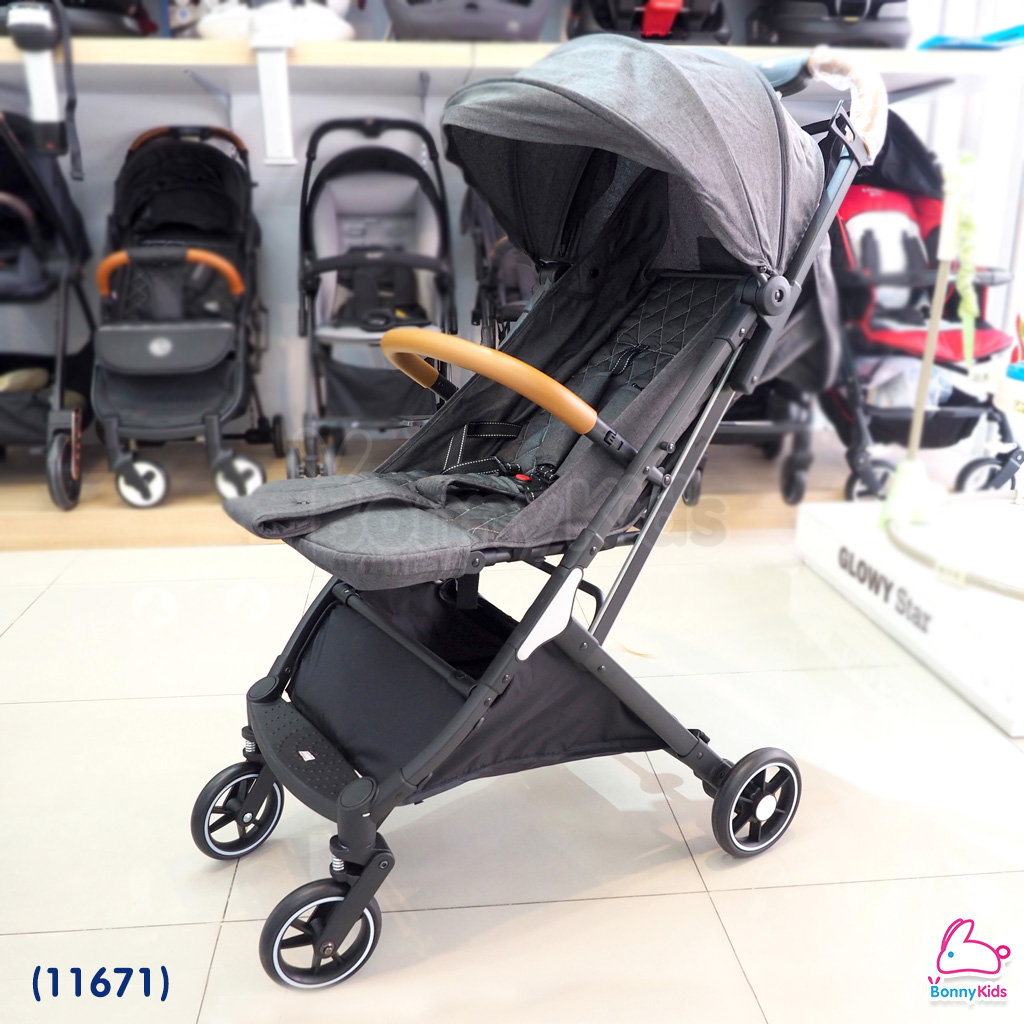(11671) รถเข็นเด็ก 2IN1 แถมฟรี! กระเช้าคาร์ซีทติดรถยนต์ฟรี (มี 3 สี)