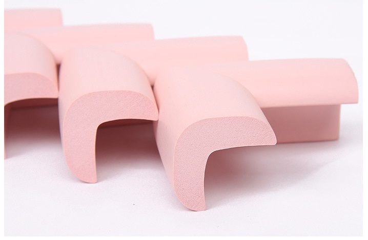 [แพค 4] กันกระแทกมุม กันกระแทกเด็ก แบบหนานุ่ม ตัว L พร้อมเทปกาวสองหน้า!!