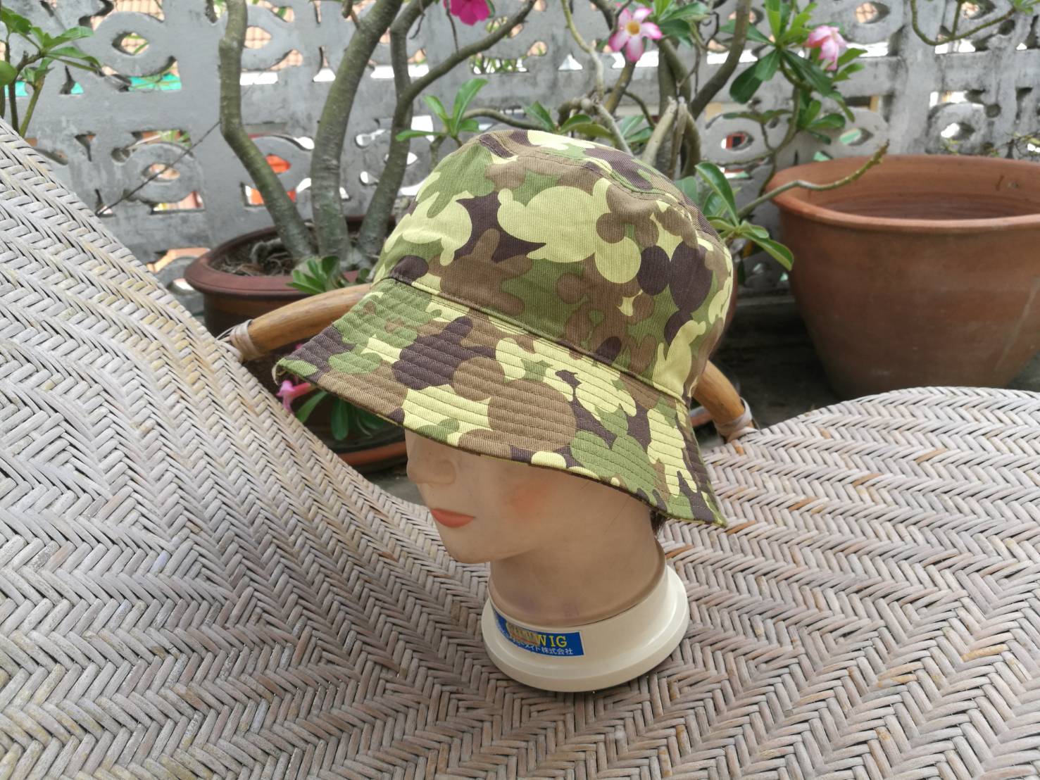 หมวกบักเก็ตลายพราง MickeyMouse ลิขสิทธิ์แท้ (ของใหม่)