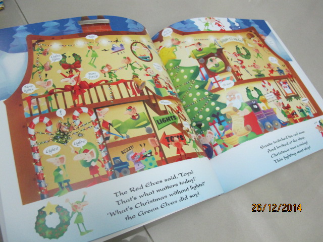 Santa's Toy Shop นิทานปกอ่อนเล่มโต ร้านของเล่นของแซนต้า Christmas Celebration