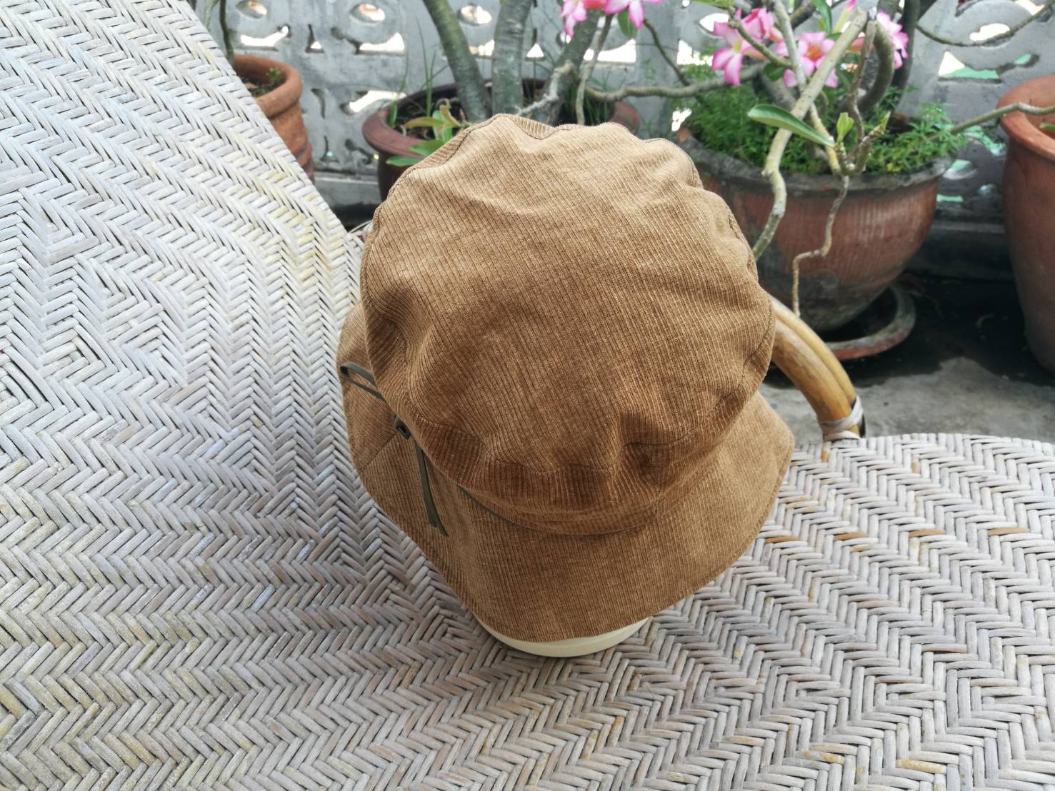 หมวกบักเก็ตผ้าลูกฟูก สวยน่ารักมาก (ของใหม่)