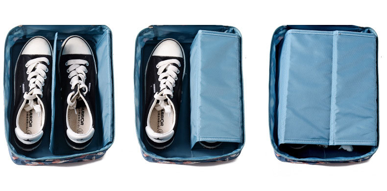 DINIWELL กระเป๋าใส่รองเท้าสำหรับเดินทาง หรือเล่นกีฬา ผลิตจากโพลีเอสเตอร์คุณภาพดี กันน้ำ มี 5 สี 5 ลายให้เลือก