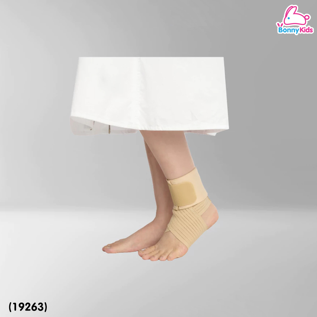(19263) Welcare (เวลแคร์) Welcare Ankle Support อุปกรณ์พยุงข้อเท้า ใช้ได้ทั้งข้อเท้าซ้ายและขวา มีสายต่อ Free Size (1ชิ้น)