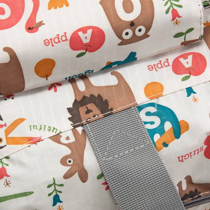 Ecosusi กระเป๋าคุณแม่ กระเป๋าสัมภาระคุณแม่ กระเป๋าแม่ลูกอ่อน แขวนรถเข็นเด็กได้ หิ้ว หรือสะพายไหล่ได้ (ลายสัตว์ต่างๆ)