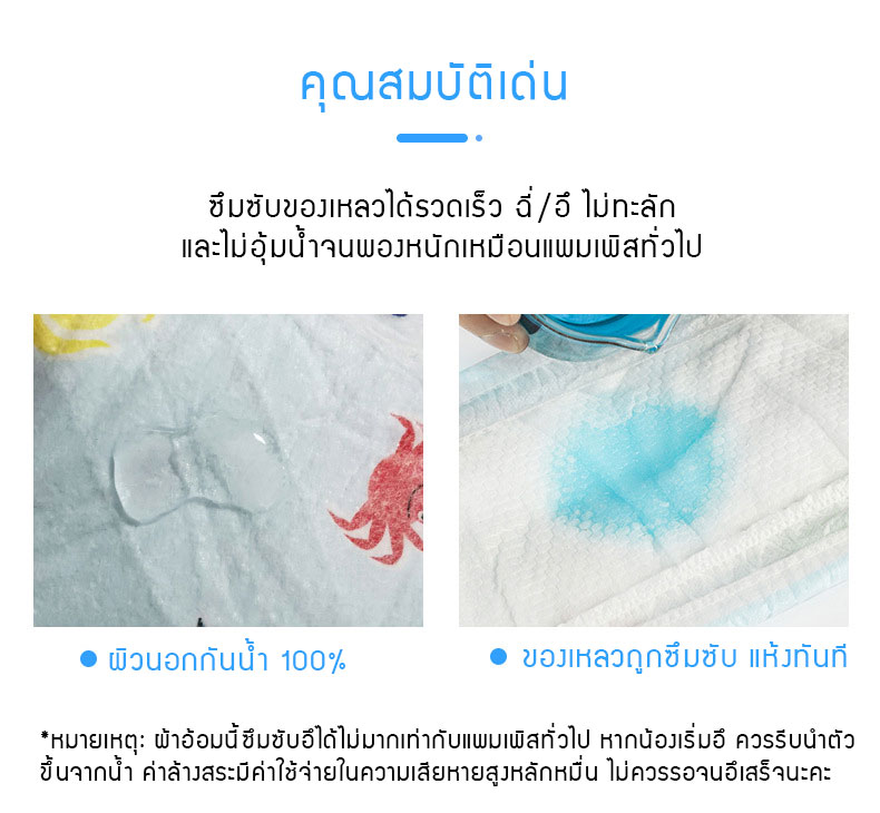 เเพมเพิสว่ายน้ำ กางเกงว่ายน้ำเด็กทารก Baby Swimming Pants ซึมซับดีแต่ไม่อุ้มน้ำ (กางเกงในว่ายน้ำทารก แพมเพิสว่ายน้ำ NaniBear)