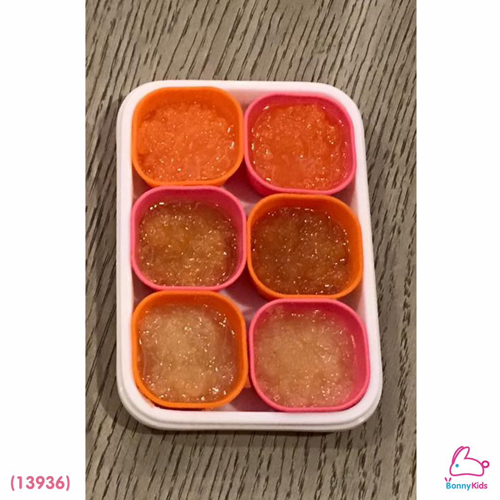 (13936) Richell (ริเชล) Freezer Silicone Cup ถ้วยซิลิโคนแช่แข็งมีฝาปิด 1 ชุด มี 6 ชิ้น (ขนาด 25 ml)