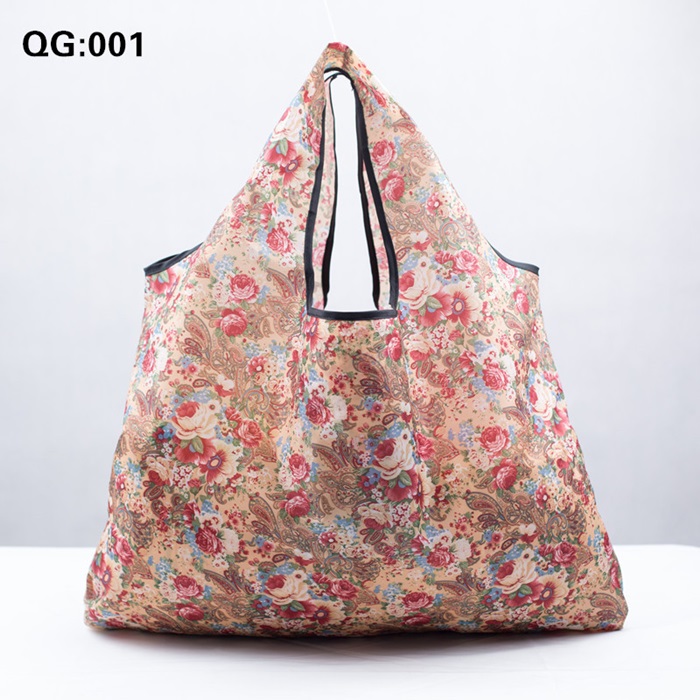 กระเป๋าช้อปปิ้งพับได้ ขนาดพกพา ผลิตจากโพลีเอสเตอร์ ทนทาน น้ำหนักเบา ซักเครื่องได้ (Reusable Grocery Bags, Grocery Tote Foldable, Ripstop Polyester Reusable Shopping Bags, Washable, Durable and Lightweight)