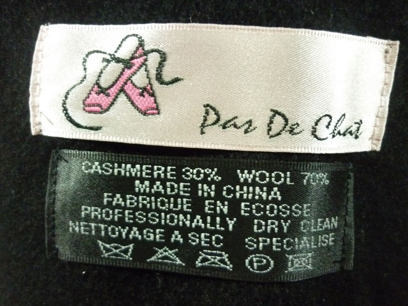 ผ้าพันคอ Pas De Chat Cashmere (ของใหม่)