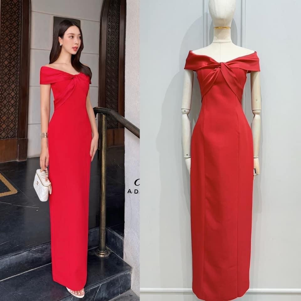 เดรสปาดไหล่ช่วงอกตัดต่อผ้าดีไซน์ไขว้อก เสริมฟองน้ำ ตัวเดรสใช้เนื้อผ้าเกรดพรีเมี่ยมทั้งตัว ดีไซน์กระโปรงทรงสอบยาว ผ่าหลัง งานมีซับใน ใส่สบาย : สินค้าคุณภาพ (พร้อมส่ง)