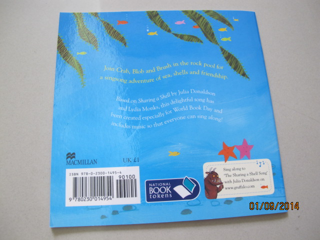 Julia Donaldson : The Sharring a Shell Song (ผู้แต่ง The Gruffalo) แบ่งปันเพลงของเปลือกหอย