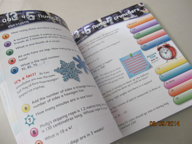 100 Quick Quizzes for ages 7-8 หนังสือความรู้ผ่านคำถาม สำหรับเด็ก 7-8 ปี