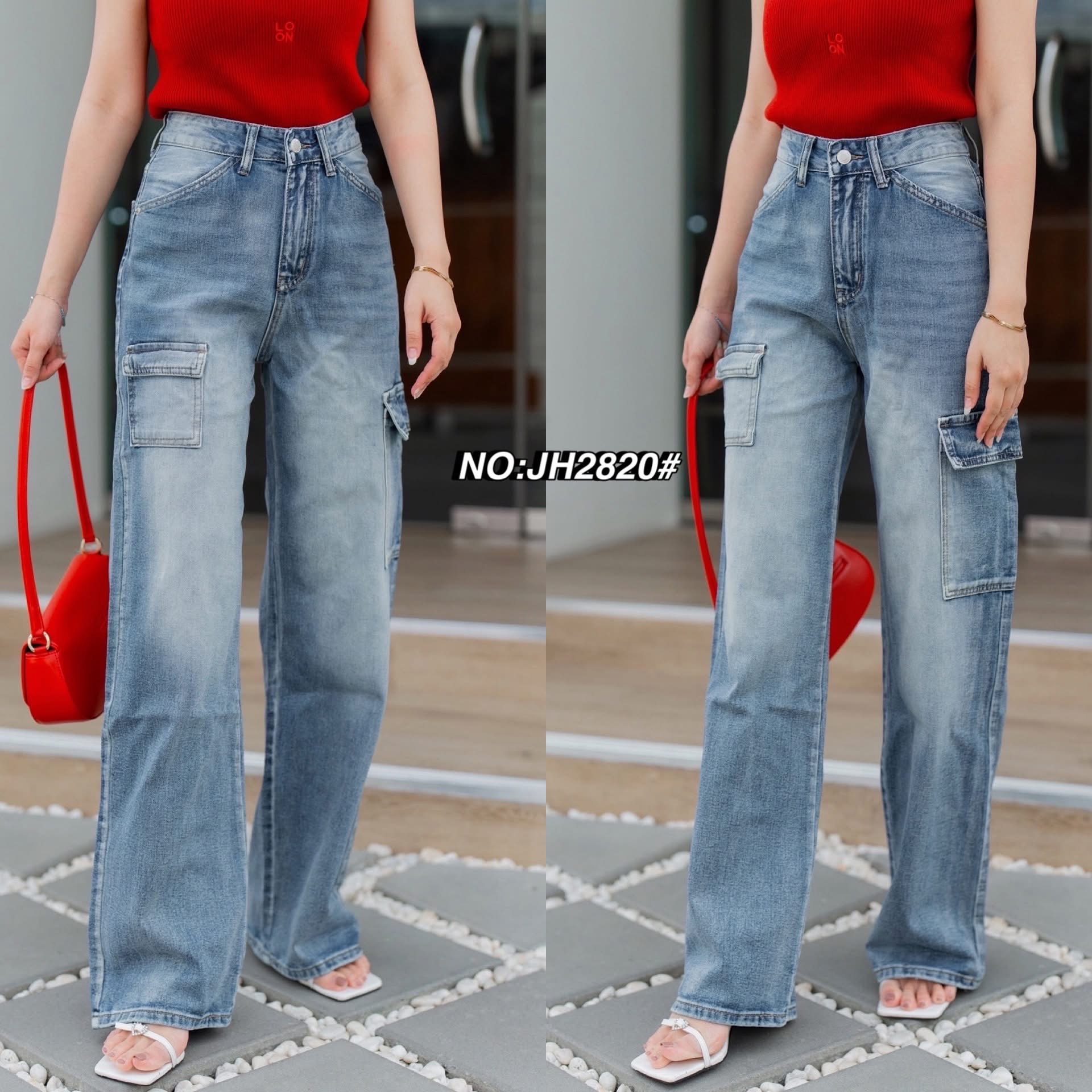 กางเกงยีนส์ขากระบอก ทรงยอดฮิตตต (ผ้าไม่ยืด) เอวสูงงงง ใส่สบาย : สินค้าคุณภาพ (พร้อมส่ง)