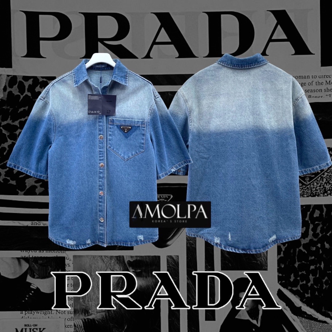 เชิ้ต PD. DENIM คอลเลคชั่นใหม่ 2024SS ตัวเสื้อเป็นเชิ้ตยีนส์ PD ผ้ายีนส์แท้ หน้าอกติด LOGO PD. กระดุมปั้มทุกเม็ด ใส่สบาย : สินค้าคุณภาพ (พร้อมส่ง)