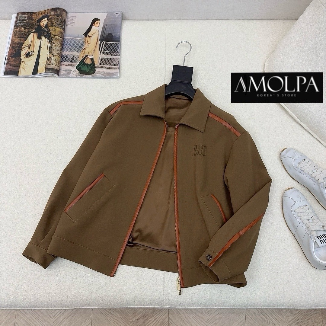 JACKET MIU MIU . ผ้าอย่างเทพ มีน้ำหนักสุดๆ งานสวยน่ารัก ตามช๊อปเลยน๊า ใส่สบาย : สินค้าคุณภาพ (พร้อมส่ง)