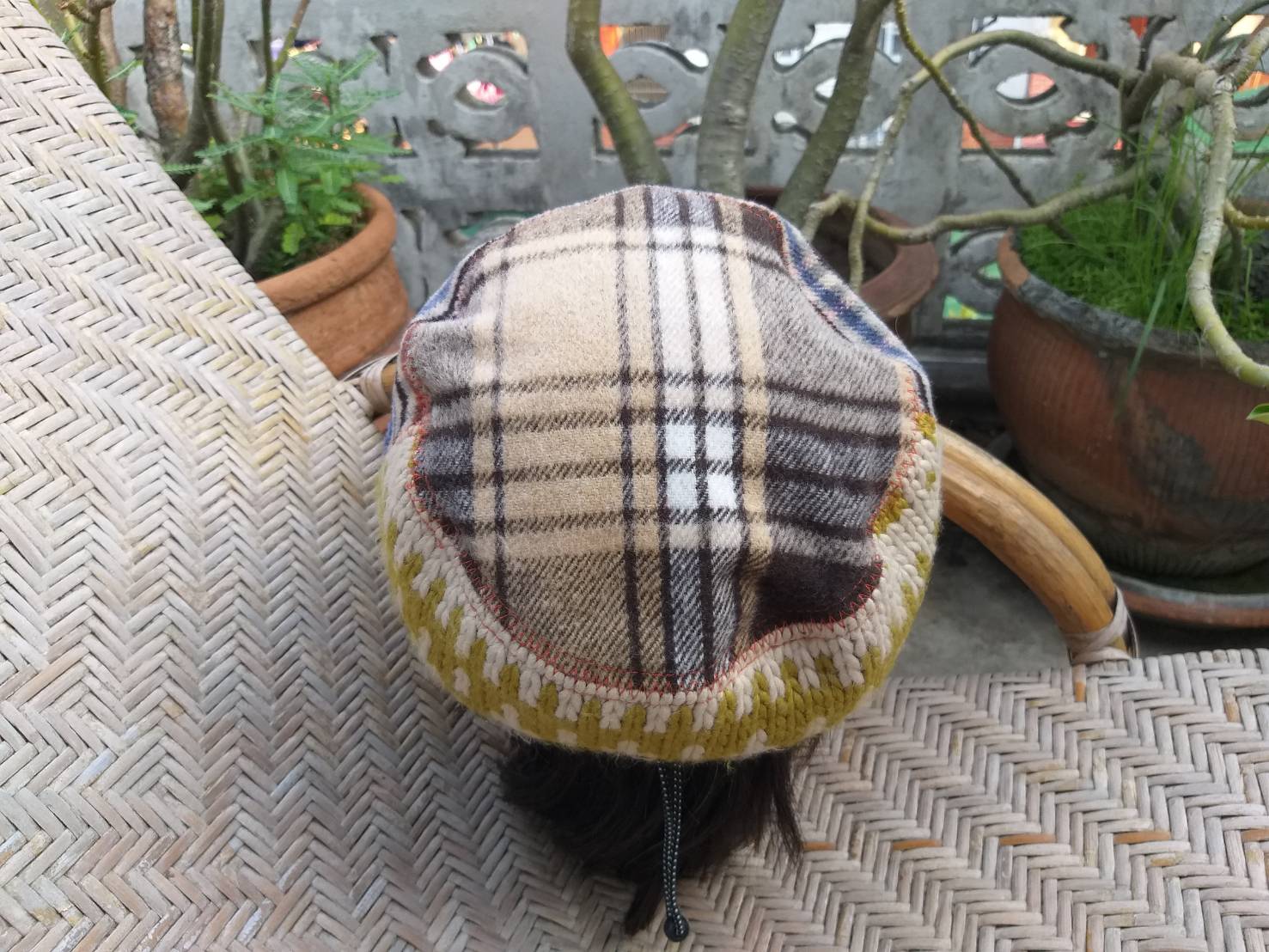 หมวกแก๊ปไหมพรม grace hats สวยและอุ่นมาก