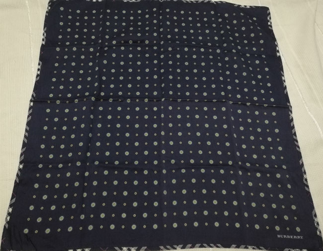 ผ้าเช็ดหน้าแบรนด์เนม BURRERRRY ผ้าเช็ดหน้าชาย