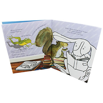 Peter Bently : Bunny Loves To Colour - Colour the Story หนังสือนิทานพร้อมระบายสี กระต่ายน้อย พร้อมสติกเกอร์ 100 Stickers