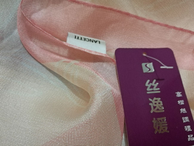 ผ้าผูกผม ผูกคอ LANCETTI ผืนยาว ผ้าดีมาก หวานๆ