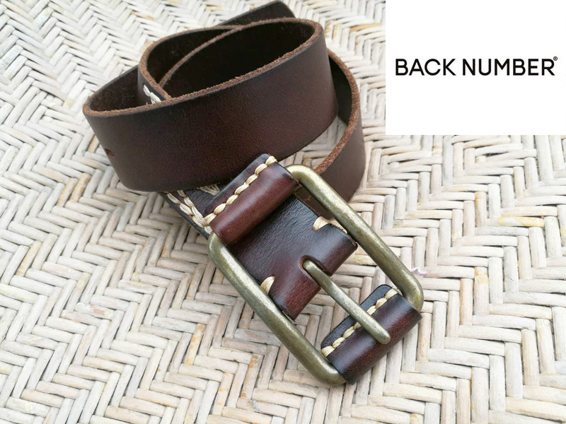 เข็มขัดชาย หนังแท้ BACK NUMBER หล่อมาก