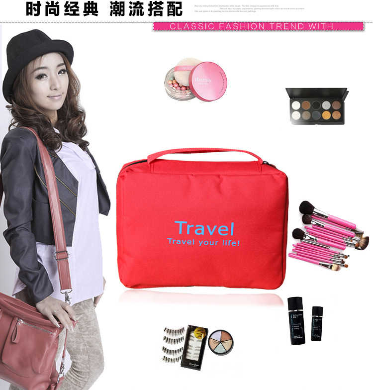 กระเป๋าใส่อุปกรณ์อาบน้ำ คุณภาพดี สำหรับเดินทาง ท่องเที่ยว แขวนได้ กันน้ำ แข็งแรง ทนทาน