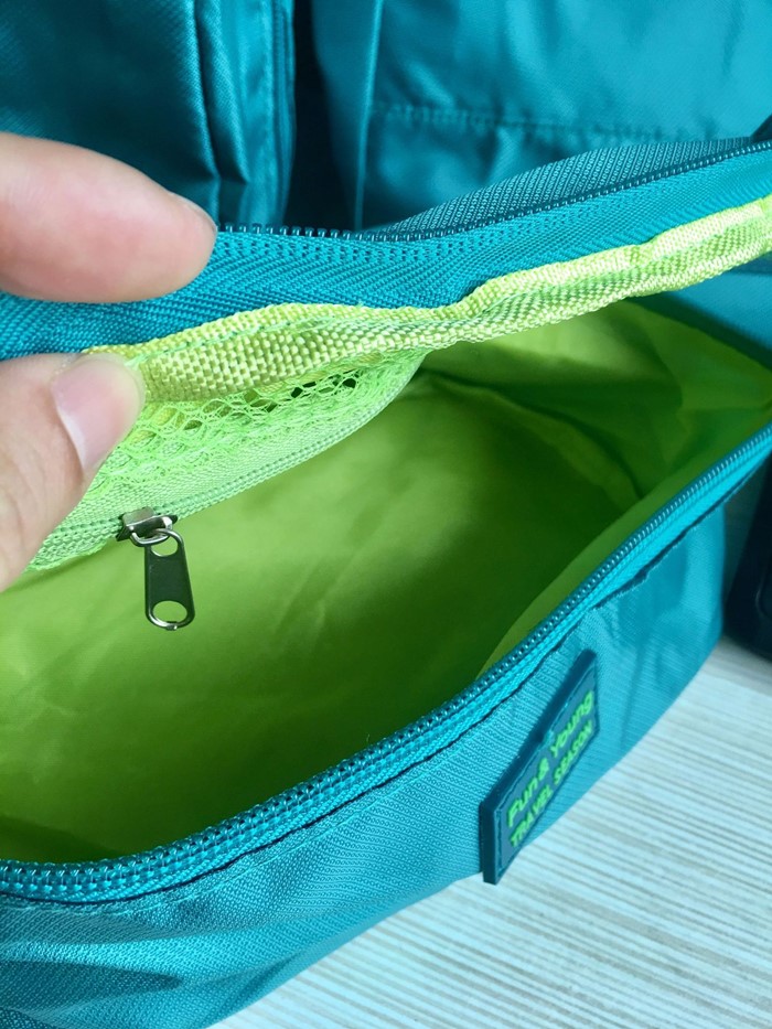 Travel Season กระเป๋าจัดระเบียบเดินทาง 7 ใบ จัดกระเป๋าเดินทาง ท่องเที่ยว ใส่เสื้อผ้า ชุดชั้นใน อุปกรณ์ห้องน้ำ กางเกงใน รองเท้า ถุงเท้า เครื่องสำอาง อุปกรณ์ไอที (Green)