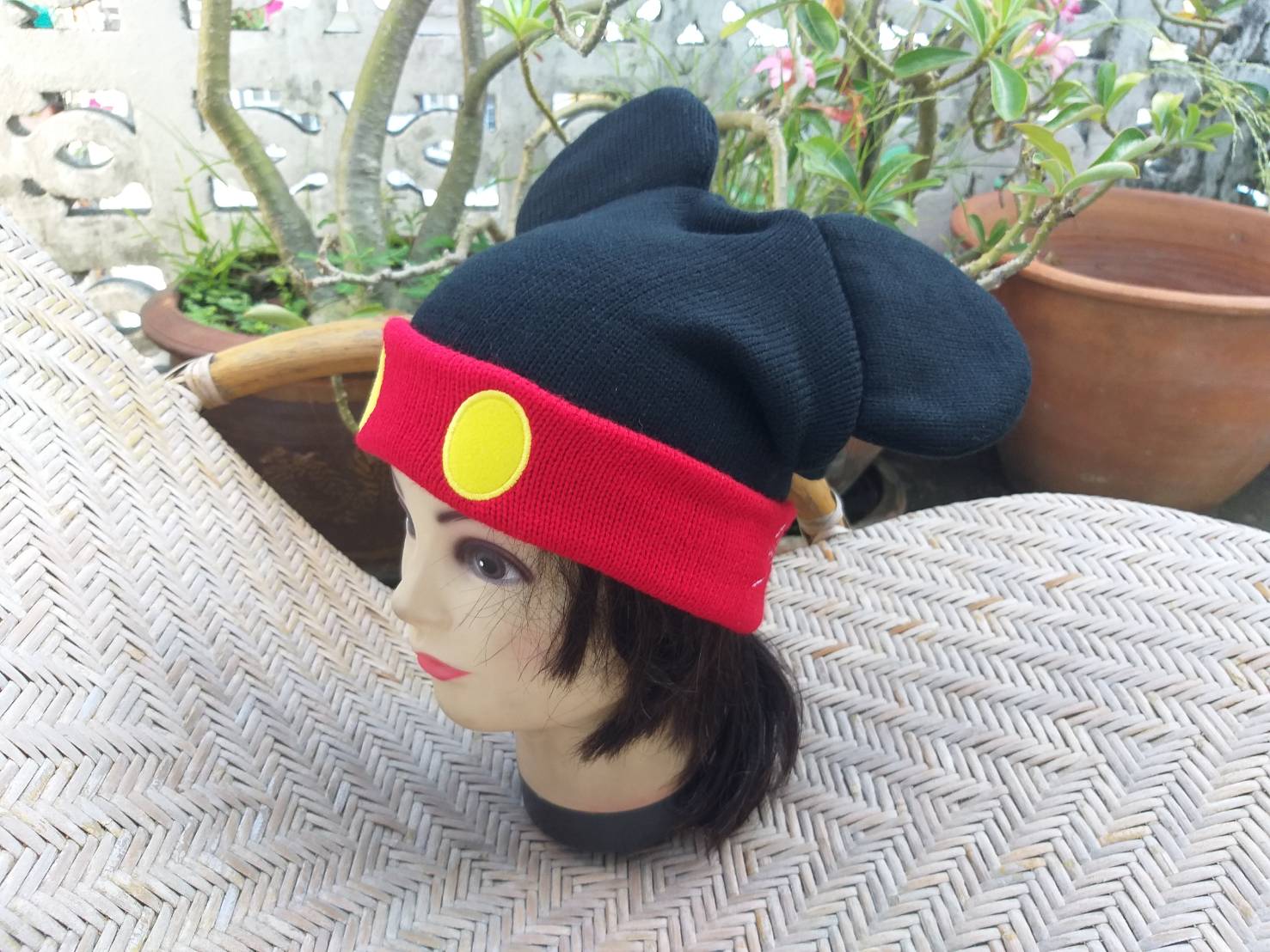 หมวกไหมพรมมิกกี้เม้าส์ ลิขสิทธิ์แท้