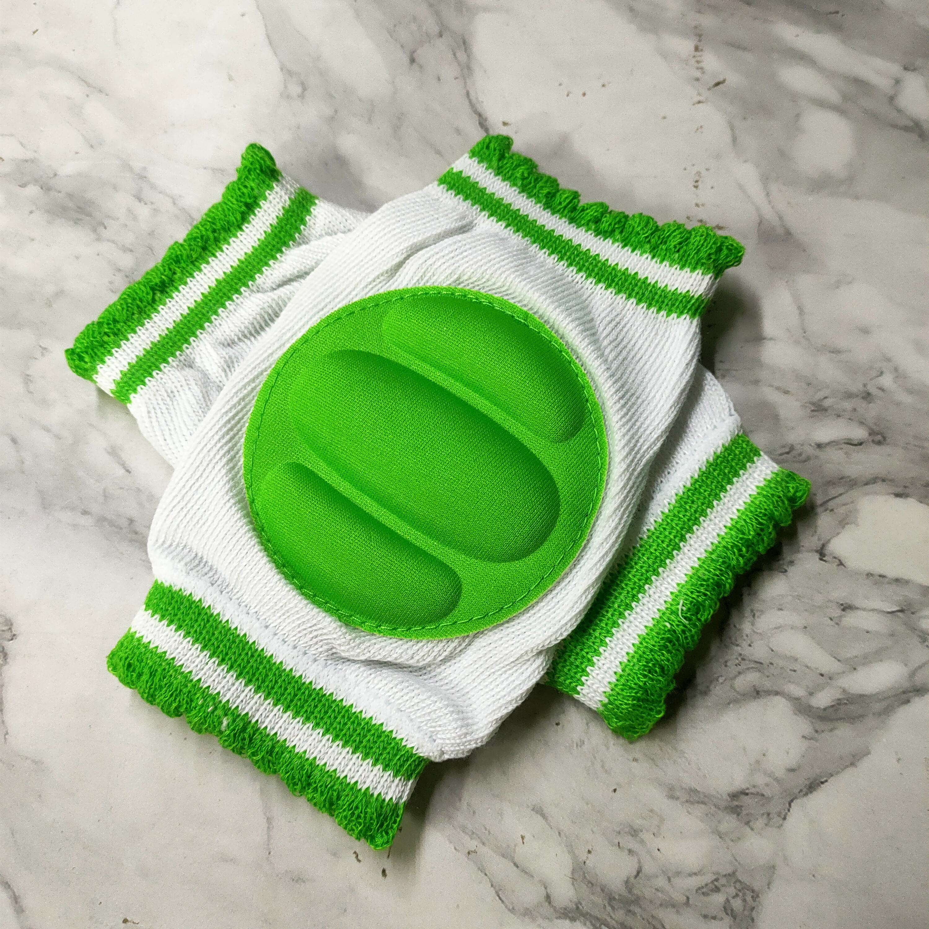 สนับเข่าเด็กเล็ก หัดเดิน-หัดคลาน บุฟองน้ำกันกระแทกหัวเข่า Baby Knee Protection Pad