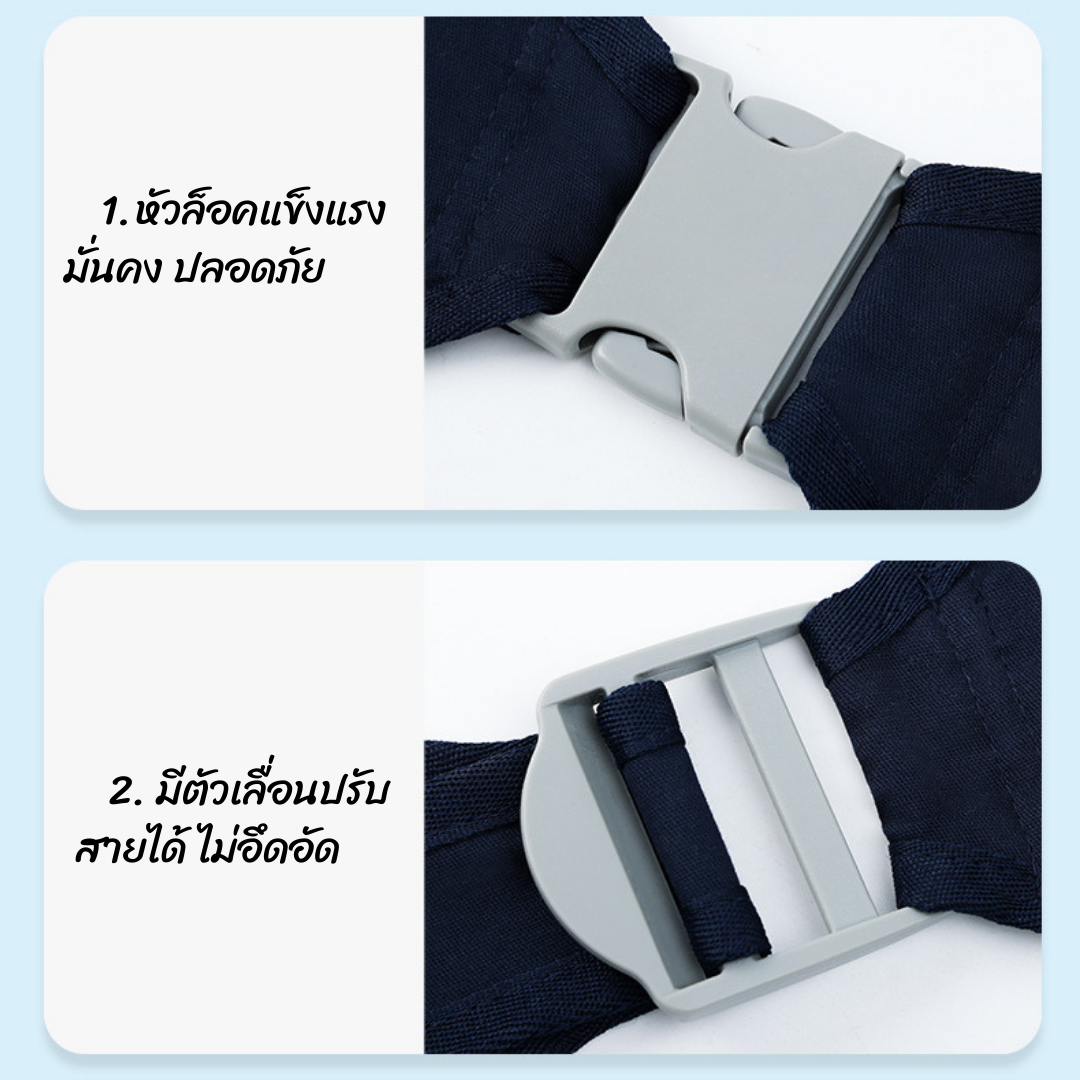 NanaBaby เป้อุ้มเด็กแรกเกิด - 36 เดือน เป้อุ้มนอน/อุ้มนั่ง 2in1 สรีระถูกต้อง