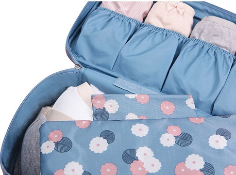 DINIWELL กระเป๋าใส่ชุดชั้นใน กางเกงใน รุ่นพิเศษ เหมาะทั้งหญิง และชาย ช่องเยอะ ผลิตจากโพลีเอสเตอร์คุณภาพสูง กันน้ำ