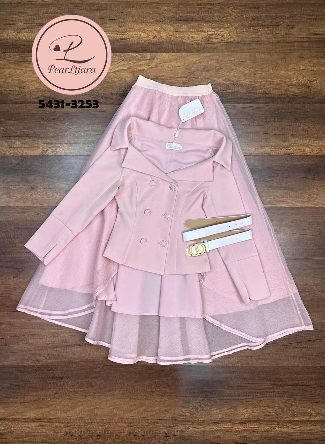 Set เสื้อสีหวาน งานมีเทคเจอร์ในตัว ด้านหน้าแต่งกระดุมแกะใช้งานได้จริง มีซับใน *กระโปรงสีหวานๆ แมชกันได้อย่างลงตัว สินค้าคุณภาพ (พร้อมส่ง)