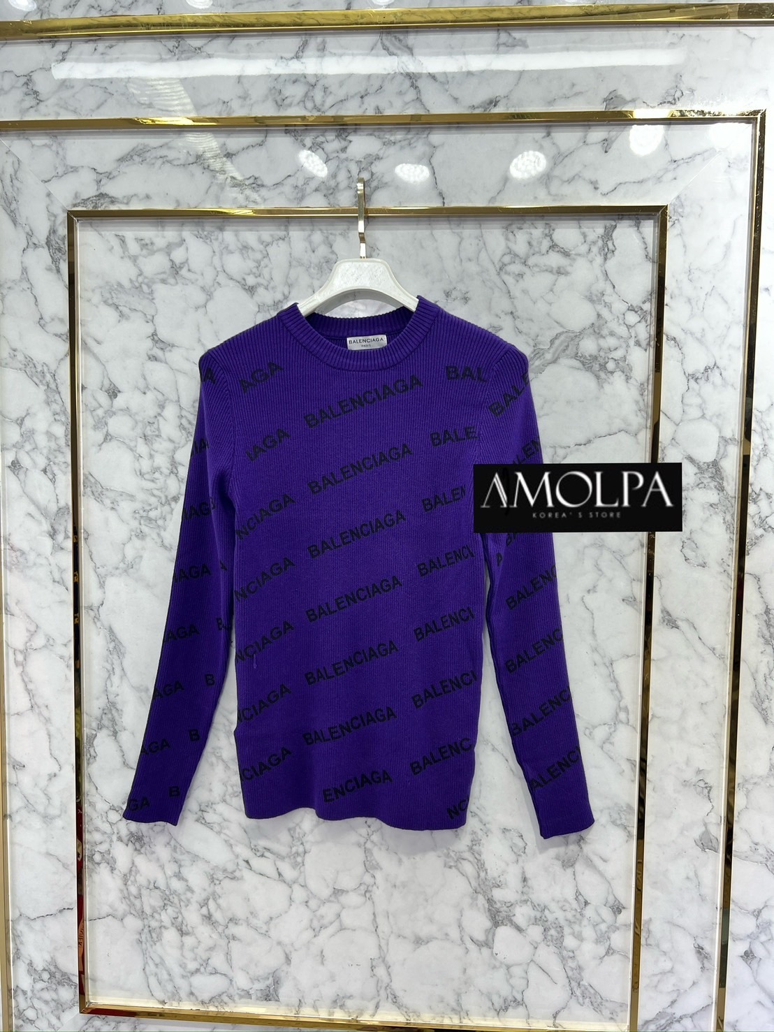 เสื้อแขนยาว BALENCIAGA งาน hiend เนื้อผ้าดีม๊าก เนื้อผ้าร่องๆ ใส่สบายมาก ใส่สบาย : สินค้าคุณภาพ (พร้อมส่ง)