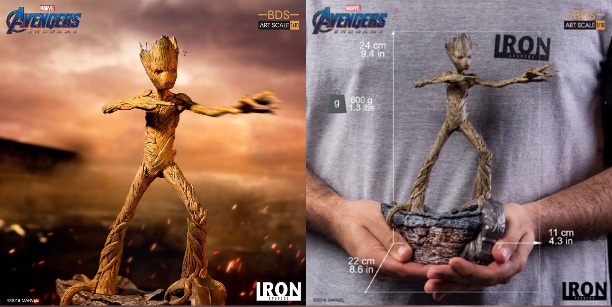 เปิดจอง Groot: Avengers Endgame BDS 1/10Scale Statue