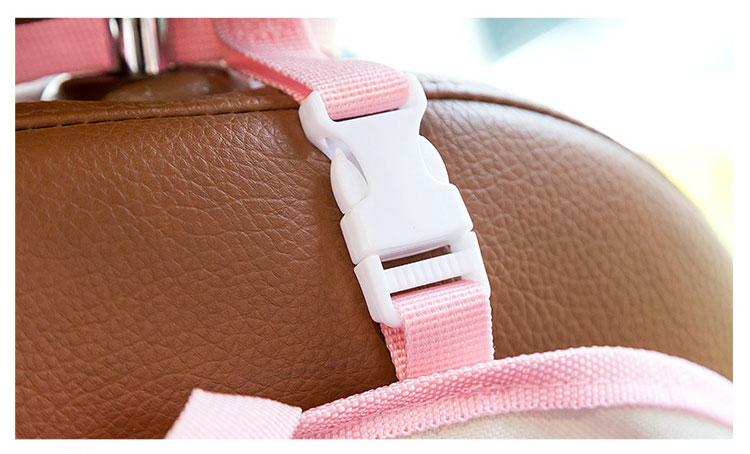 กระเป๋าคุณแม่ 2 in 1 กางเป็นช่องติดหลังเบาะรถยนต์ได้ ลายการ์ตูนน่ารัก